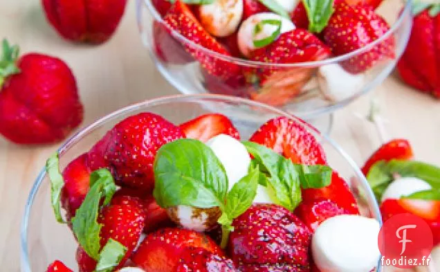 Salade Caprese aux Fraises