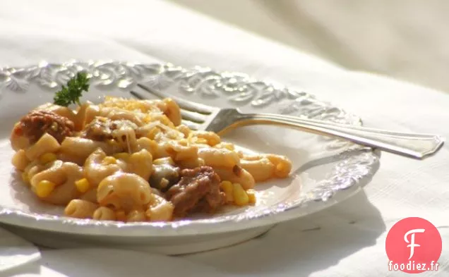 Macaroni au Chili Rapide et ”Fromage