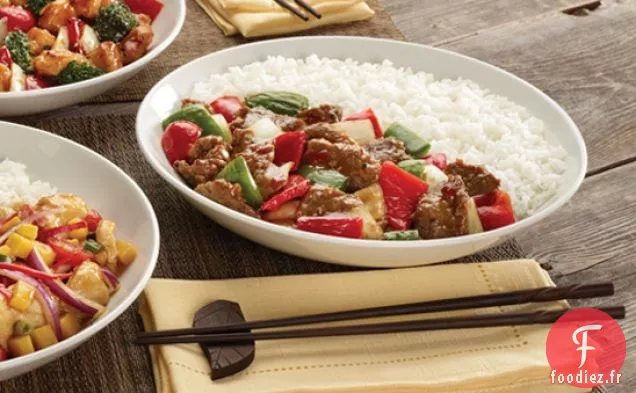 Crevettes et Pétoncles Teriyaki