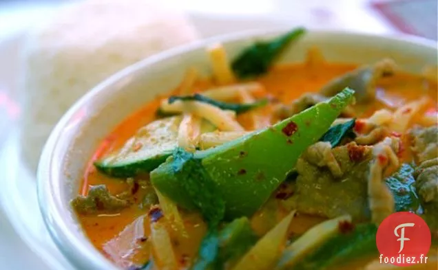 Soupe au Curry Rouge Thaï