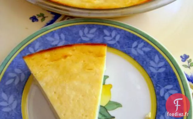 Gâteau au Fromage Végétalien Au Citron