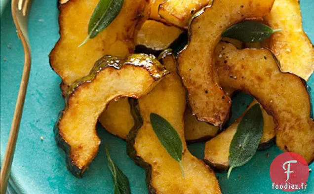 Courge de Gland Rôtie Émaillée à l'Érable