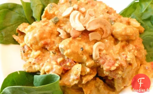 Ragoût Végétalien Brésilien Riche avec Chou-fleur, Noix de Cajou et Ragoût de Lait de Coco