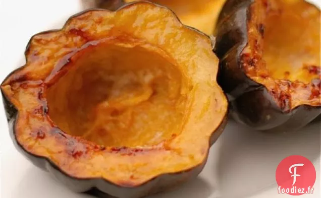 Courge de Gland Cuite au Sirop d'Érable