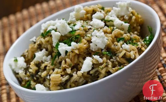 Spanakorizo (Riz aux Épinards Grecs)