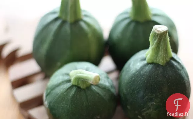 Courgettes Farcies À La Tomate, Au Basilic Et À La Feta