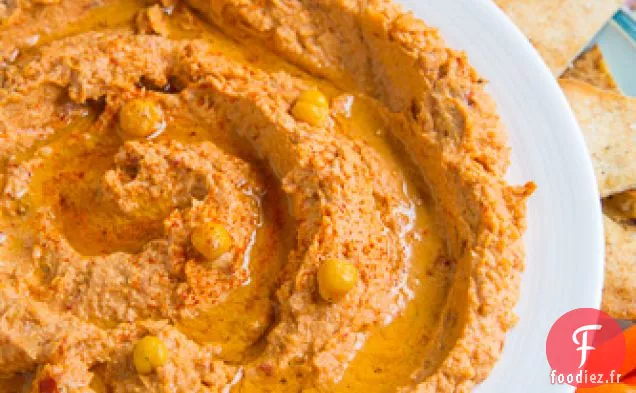 Houmous aux Tomates Séchées au Soleil
