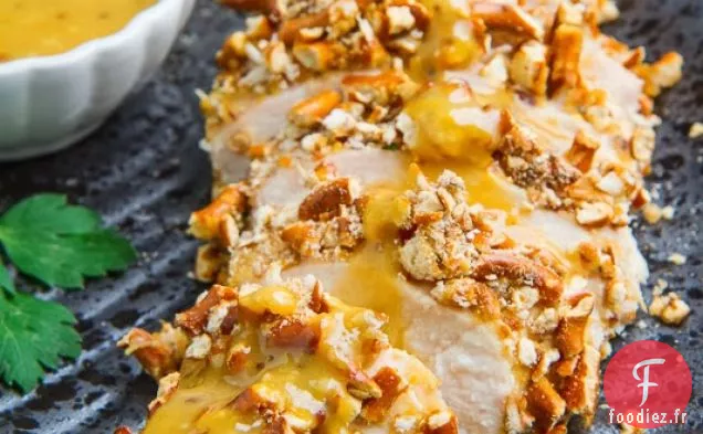 Poulet Bretzel au Miel de Dijon