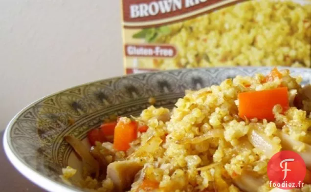 Riz “Couscous” Frit au Curry