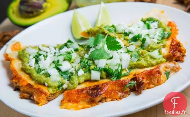 Quesadillas de Tinga au Porc