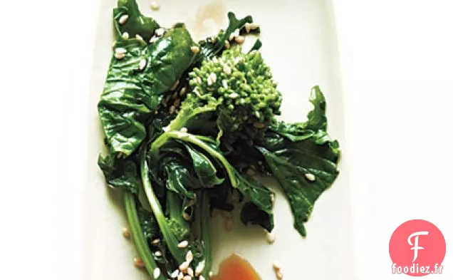 Rabe de Brocoli au Sésame et au Soja
