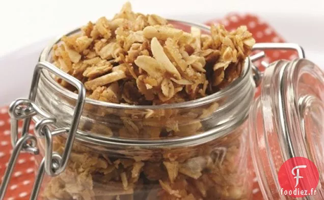 Le célèbre Granola aux Amandes et à l'érable de la Ferme Earthbound Farm