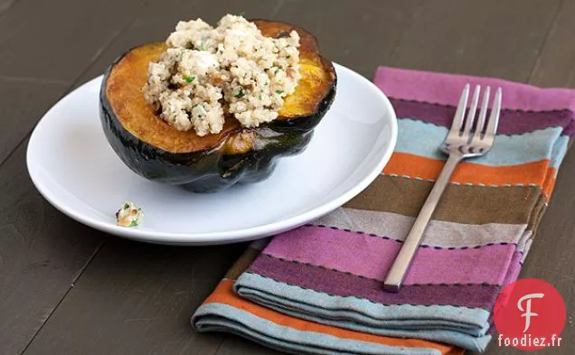 Courge De Gland Farcie Au Quinoa Et Aux Pistaches