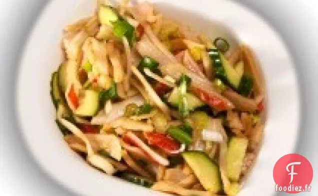 Salade de Crabe Simulée à la sauce Tehina