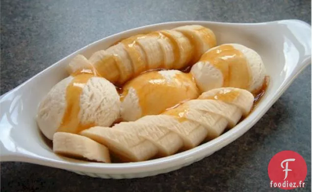 Bananes à la Sauce Caramel