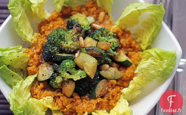 Lentilles Rouges, Brocolis Et Courgettes