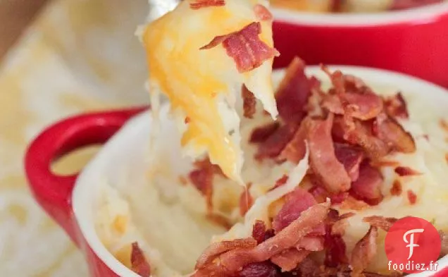 Purée de Pommes de Terre au Bacon, Ranch et Cheddar