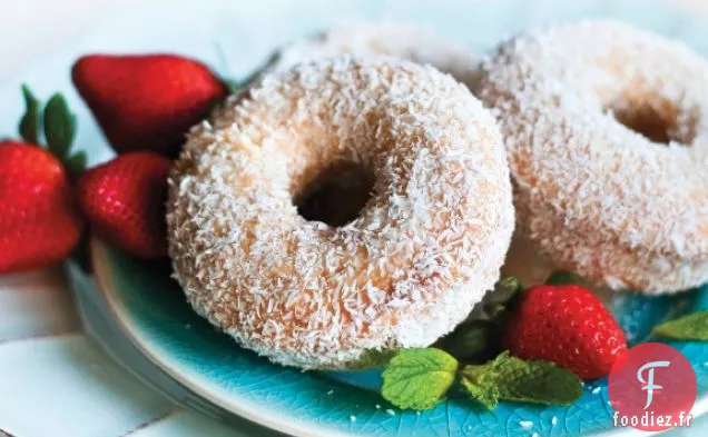 Beignets Sans Gluten à la Noix De Coco et à la Vanille