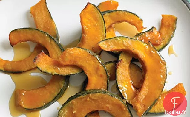 Courge Kabocha glacée au Miso
