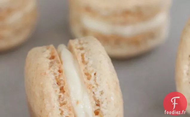 Macarons en Flocons Givrés