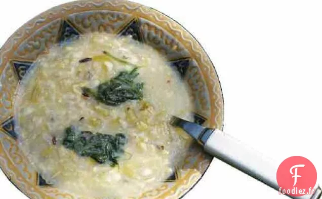 Soupe de Céleri et Riz à la Citronnelle