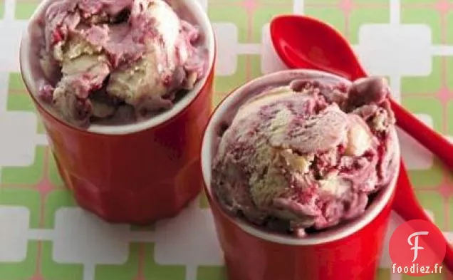 Crème Glacée au Beurre d'Arachide et à la Gelée