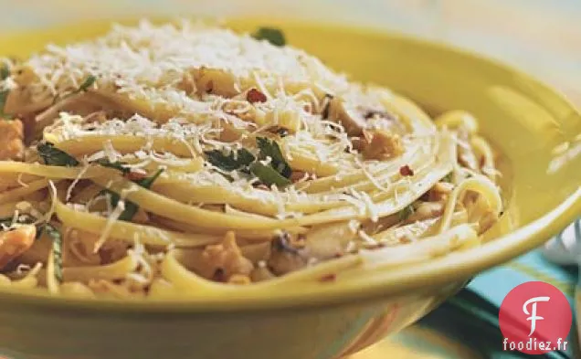Linguine À La Sauce Aux Palourdes