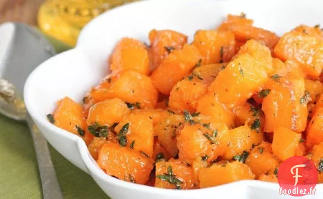 Courge Musquée Rôtie au Thym Au Miel