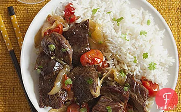 Boeuf au Curry et à la Noix de Coco