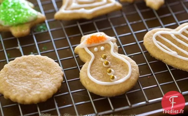 Biscuits au Sucre Doux sans Produits laitiers (Rouler et couper)
