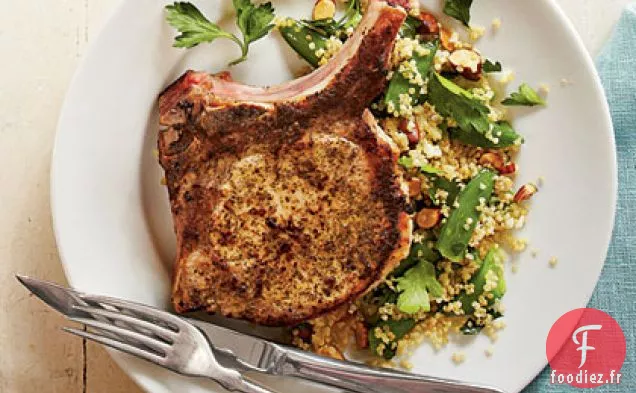 Côtelettes de Porc au Citron et Salade de Quinoa