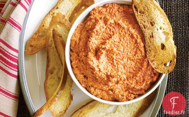 Trempette au Poivron Rouge aux Noix