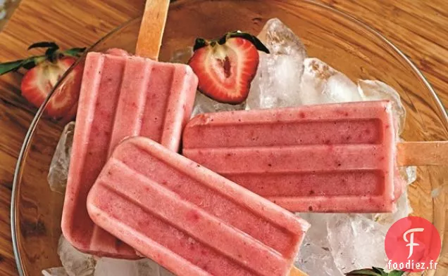 Smoothie aux fraises sans Produits laitiers