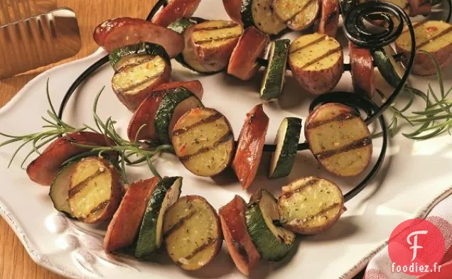 Brochettes Grillées Italiennes Faciles