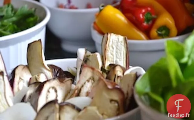 Frites d'Aubergines Au Citron Et à la Noix de Coco