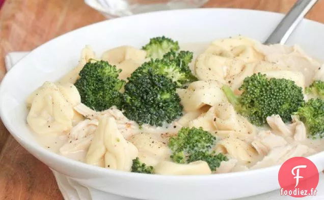 Tortellinis Crémeux de Poulet Chipotle à la Mijoteuse