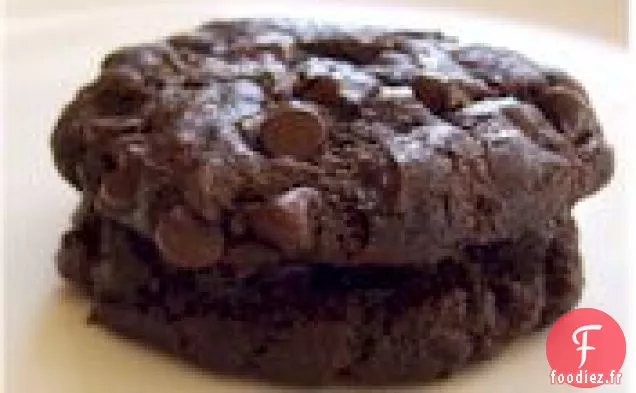 Biscuits Brownie au Chocolat Triple sans Produits Laitiers