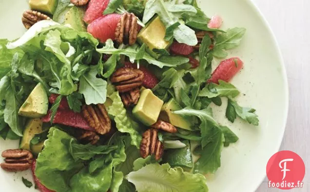 Salade d'Hiver au Pamplemousse et à l'Avocat