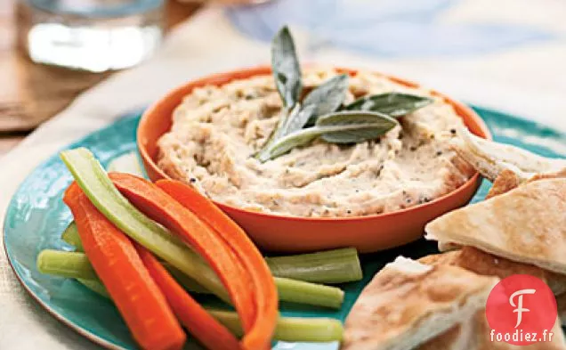 Trempette de Haricots Blancs au Romarin et à la Sauge