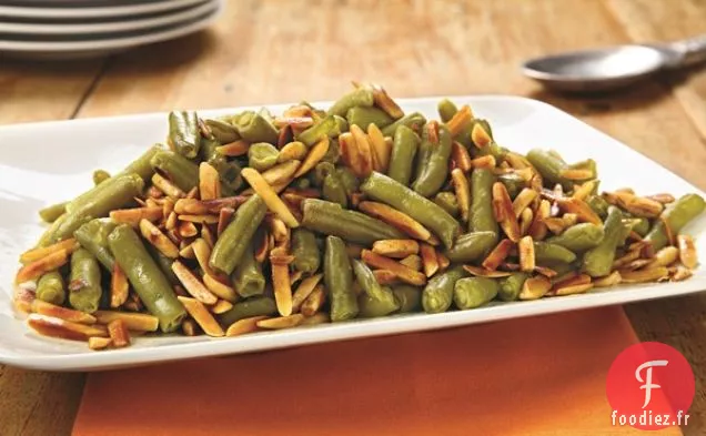 Haricots Verts aux Amandes Grillées