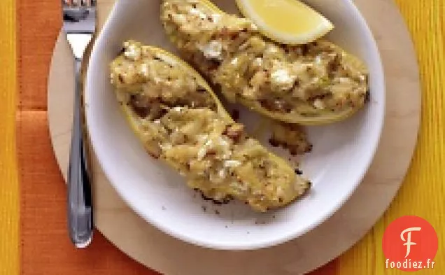 Courge Farcie Au Boulgour Et À La Feta