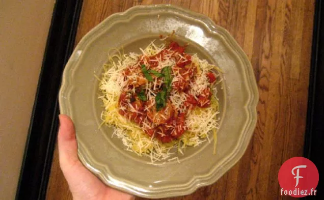 Courge Spaghetti À La Sauce Pomodoro