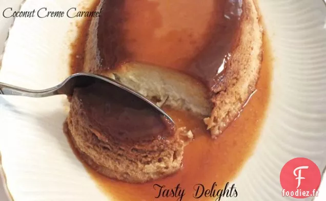 Crème Caramel sans Lait à la Noix De Coco