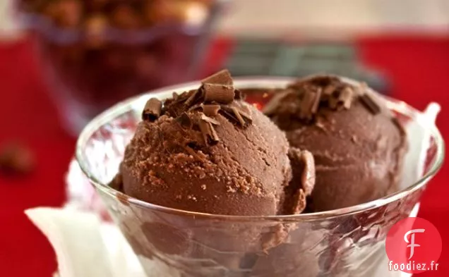 Crème Glacée Végétalienne au Cacao Chaud