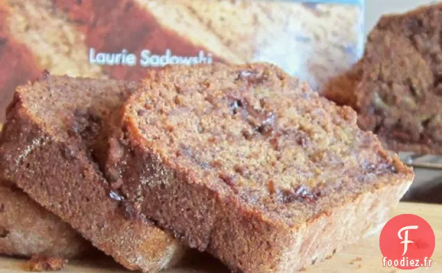 Pain Aux Bananes Aux Pépites De Chocolat Sucrées à l'Érable