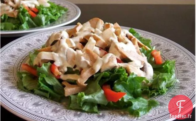 Salade de Poulet Au Curry Tropical