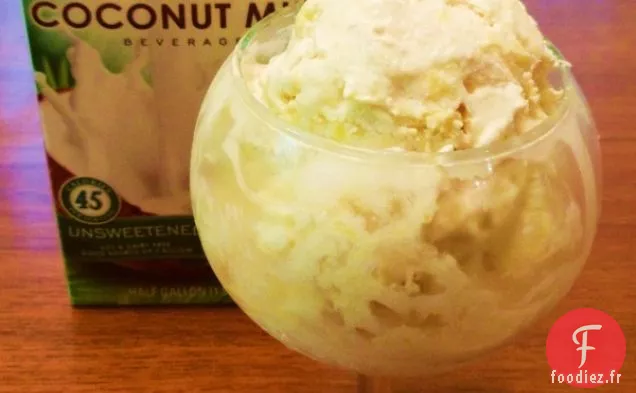 Crème Glacée Piña Colada Sans Produits Laitiers