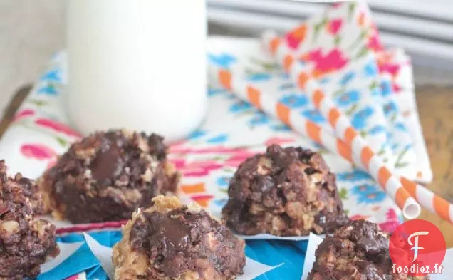Biscuits au Chocolat Biscoff sans Cuisson