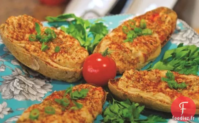 Pommes de Terre au Four Deux Fois Végétaliennes