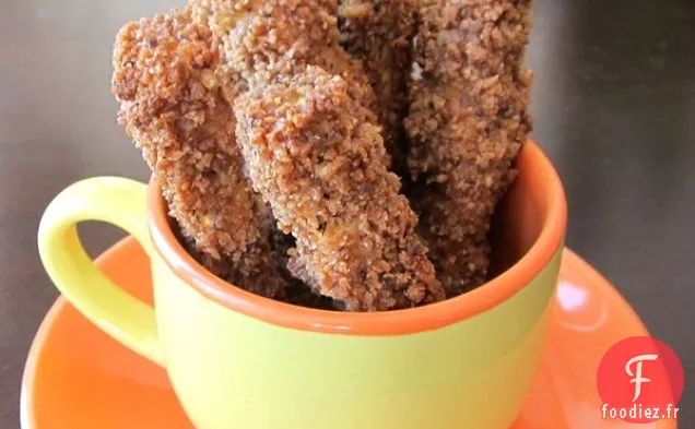 Frites de Courgettes Cuites Au Four